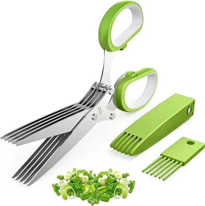 5 Layer Stainless Steel Vegetable Scissor | Buy 1 Get 1 Free