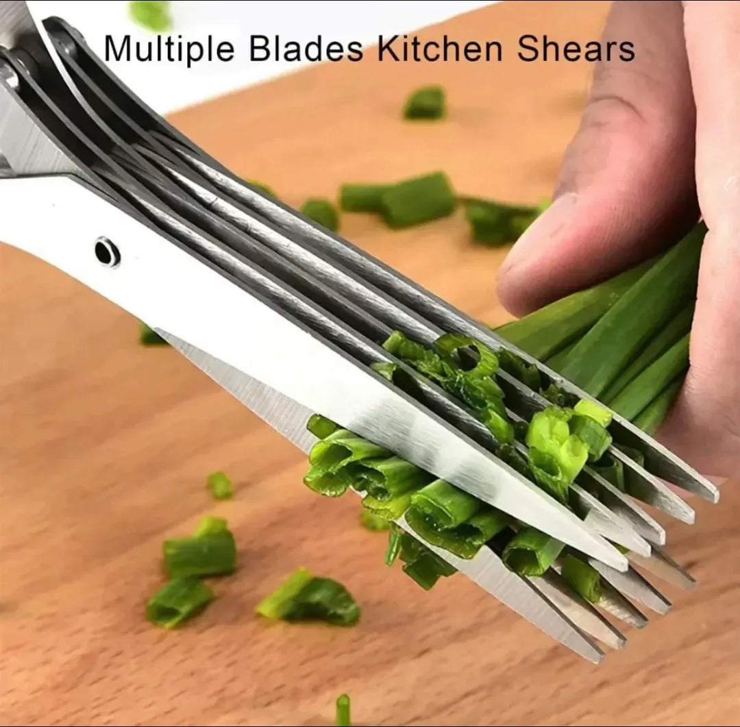 5 Layer Stainless Steel Vegetable Scissor | Buy 1 Get 1 Free