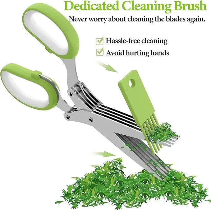 5 Layer Stainless Steel Vegetable Scissor | Buy 1 Get 1 Free